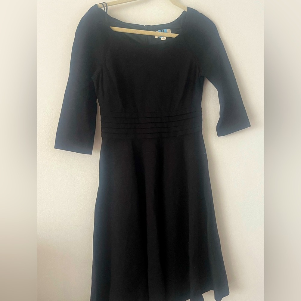 Harper Rose dress with boat neck and belted detail